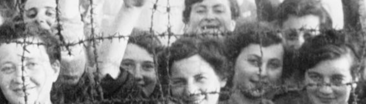 Historical photograph from the liberation of Bergen-Belsen concentration camp, a stark reminder of freedom’s price and fascism’s horrors.